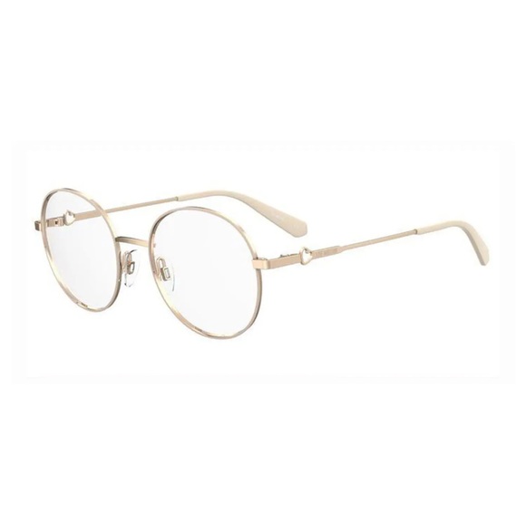 New Kids Moschino Love Eyeglasses MOL617/TN 0B4E 00 White/Gold 51mm